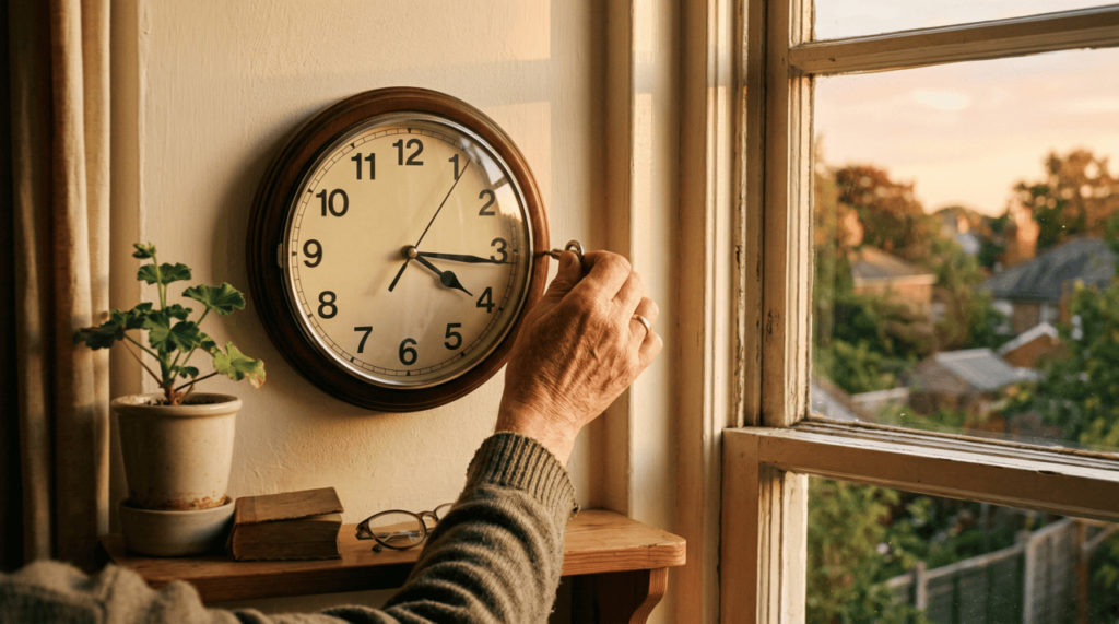 Os relógios serão ajustados para o horário de verão mais cedo em 2026, alterando o horário do pôr do sol e causando transtornos na rotina diária das famílias