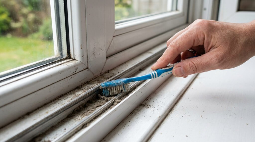 Reutilizar escova de dente ajuda a limpar detalhes da casa com precisão