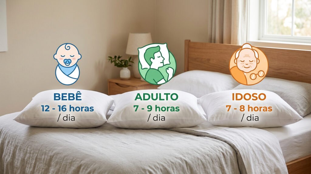 Não é mais obrigatório dormir 8 horas por noite: estudo indica que a necessidade de sono varia conforme a idade.