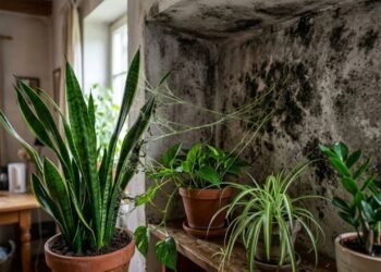 As 4 plantas poderosas que sugam toda a umidade do ar e salvam suas paredes do mofo
