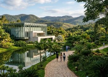 A cidade mineira a 60 km de BH que abriga o maior museu a céu aberto do mundo com 140 hectares de arte