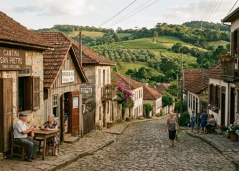 O vilarejo italiano escondido na Serra Gaúcha que parece uma pintura das vilas da Toscana