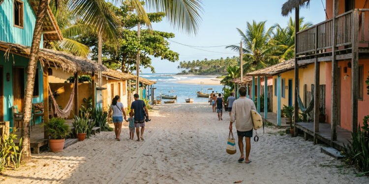 Caraíva destaca-se como a vila mais antiga do Brasil onde o tempo é regido pelas marés e o acesso é feito apenas de canoa // (imagem ilustrativa)