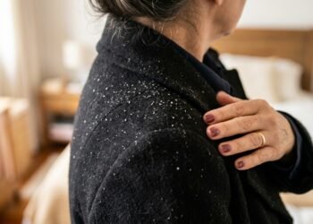 Adeus às caspas: o hábito no banho que acaba com elas e evita incômodo nas roupas escuras