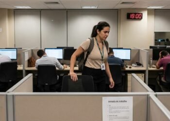 Sair no horário pode gerar demissão e entender a lei evita perder direitos no trabalho