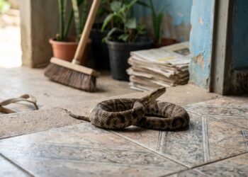 Cobras estão entrando mais nas casas em 2026 e você precisa saber o que está atraindo esses animais