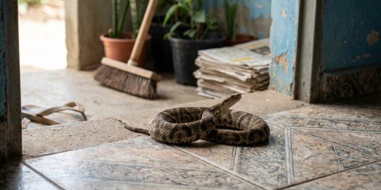 Cobras estão entrando mais nas casas em 2026 e você precisa saber o que está atraindo esses animais