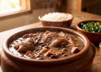 Esse feijão caipira com sabor de comida de vó faz qualquer almoço ficar mais especial