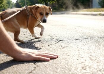 A forma correta de proteger seu cachorro durante as caminhadas nos dias de sol