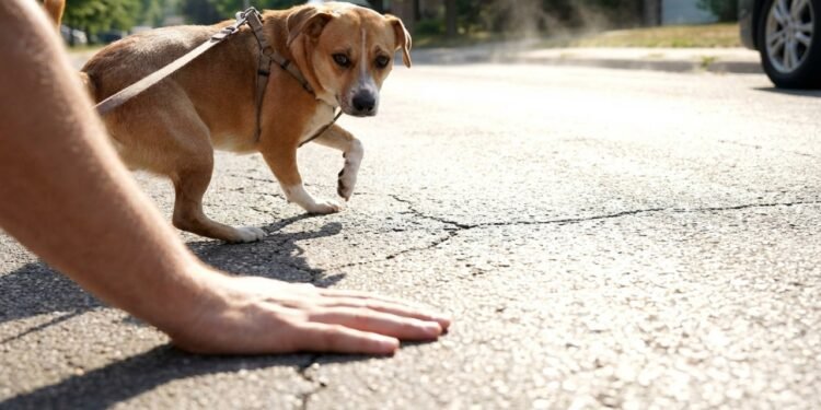 A forma correta de proteger seu cachorro durante as caminhadas nos dias de sol