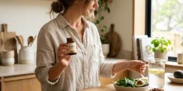A realistic editorial interior image focused entirely on the problem of moldy bathroom walls, showing a humid bathroom with heavily stained grout lines, dark mold spreading across tile corners, moisture marks climbing up the walls, and patches of black and green mildew near the ceiling and around the shower area. The walls must be the absolute protagonist, making the damage and excess humidity impossible to ignore, while decorative bathroom elements remain secondary and subtle. The scene should feel like a real domestic space where persistent moisture has gone too far, with a slightly gloomy atmosphere and clear signs of poor ventilation. Wide composition capturing the full extent of the mold damage from lower wall to ceiling, with strong detail in the stained surfaces and damp textures. Soft natural and bathroom lighting, realistic ceramic, grout, and moisture textures, premium editorial home photography style, cautionary and visually impactful mood. 16:9 aspect ratio. No overlaid text. No headlines. No captions. No watermarks. No stock photo aesthetic.