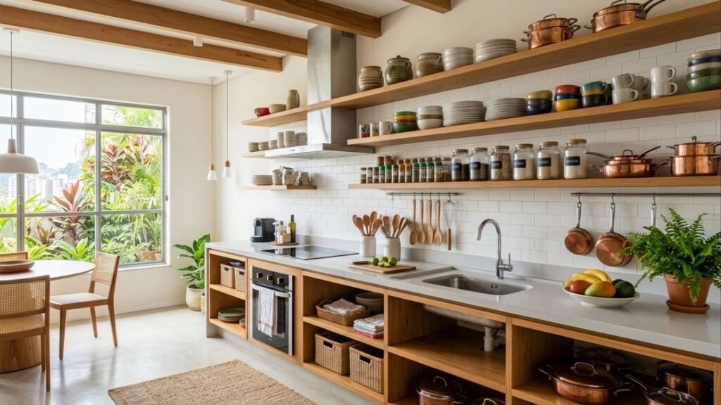 Adeus ao armário de cozinha: a nova tendência elegante e prática para a sua cozinha em 2026