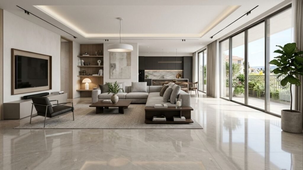 Adeus ao piso cheio de rejunte: a tendência mais higiênica e luxuosa para a sua casa em 2026