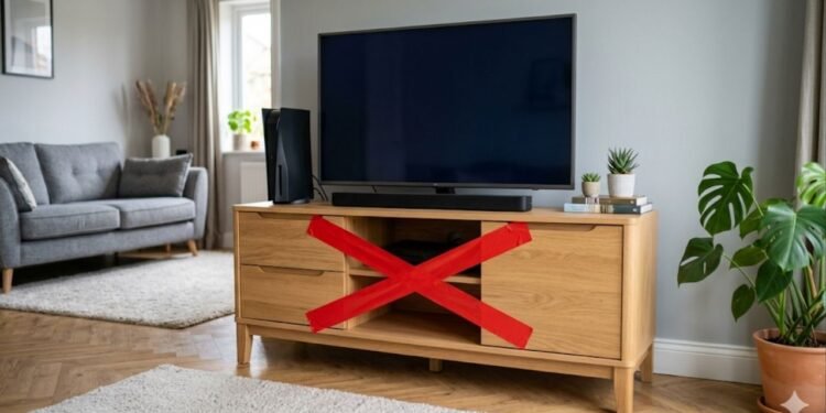 Adeus ao tradicional rack de TV: a tendência mais minimalista e inteligente para a sua sala em 2026