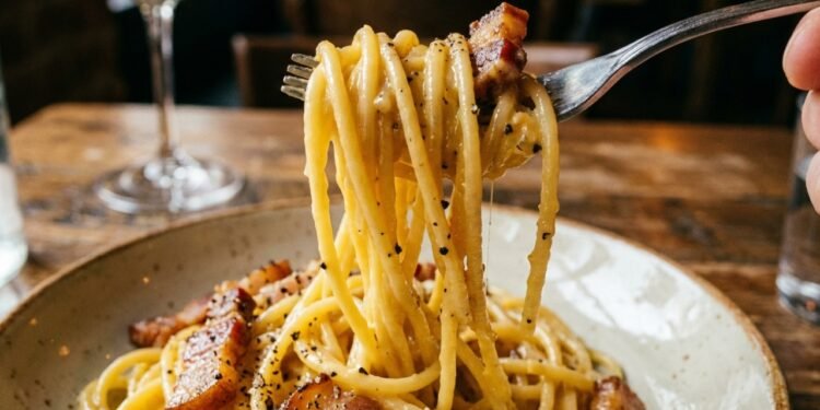Faça uma carbonara perfeita, sem erros, com o passo a passo simples que garante sabor e textura na medida certa