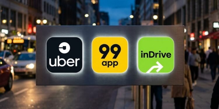 Aplicativos como Uber, 99 e InDrive passam a seguir novas regras de segurança e monitoramento de viagens Aplicativos de Transporte
