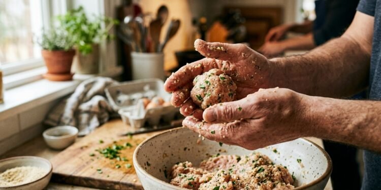 Adeus às mãos sujas a fazer almôndegas: o truque simples que facilita o preparo e economiza tempo