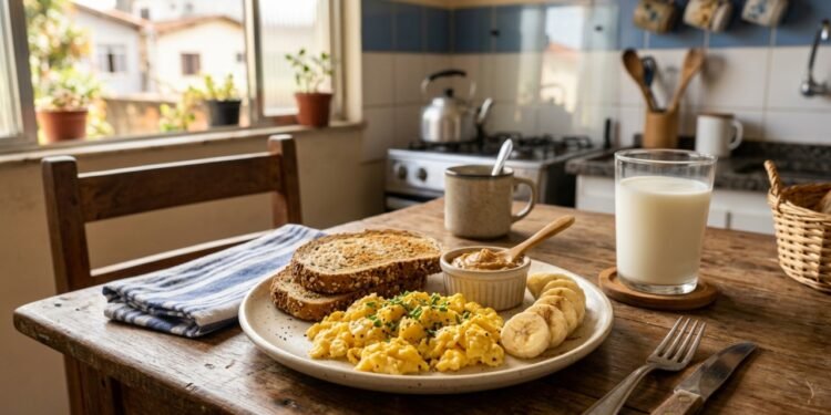 Comece o dia com esse café da manhã proteico e barato e sinta mais força no treino sem gastar com suplementos caros