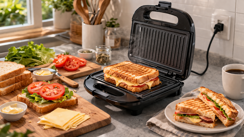 Sanduicheira elétrica está substituindo a torradeira