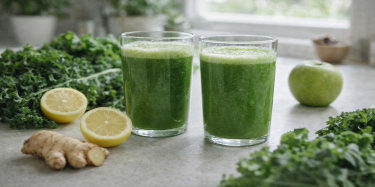 O melhor suco verde detox para começar o dia com energia