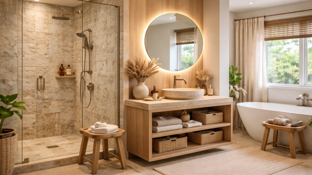 Seu banheiro pode virar um refúgio com essa escolha