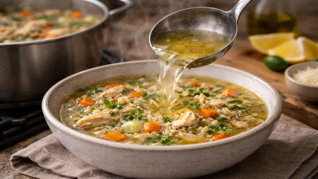 Caldo de frango caseiro deixa suas receitas melhores