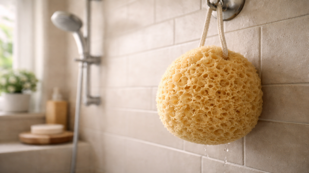 Esponja de banho pode acumular bactérias perigosas