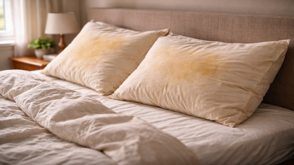 Como deixar almofadas brancas e livres de ácaros