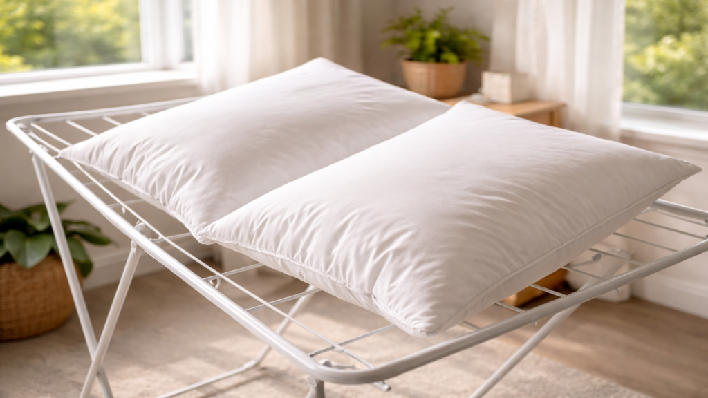 Como deixar almofadas brancas e livres de ácaros