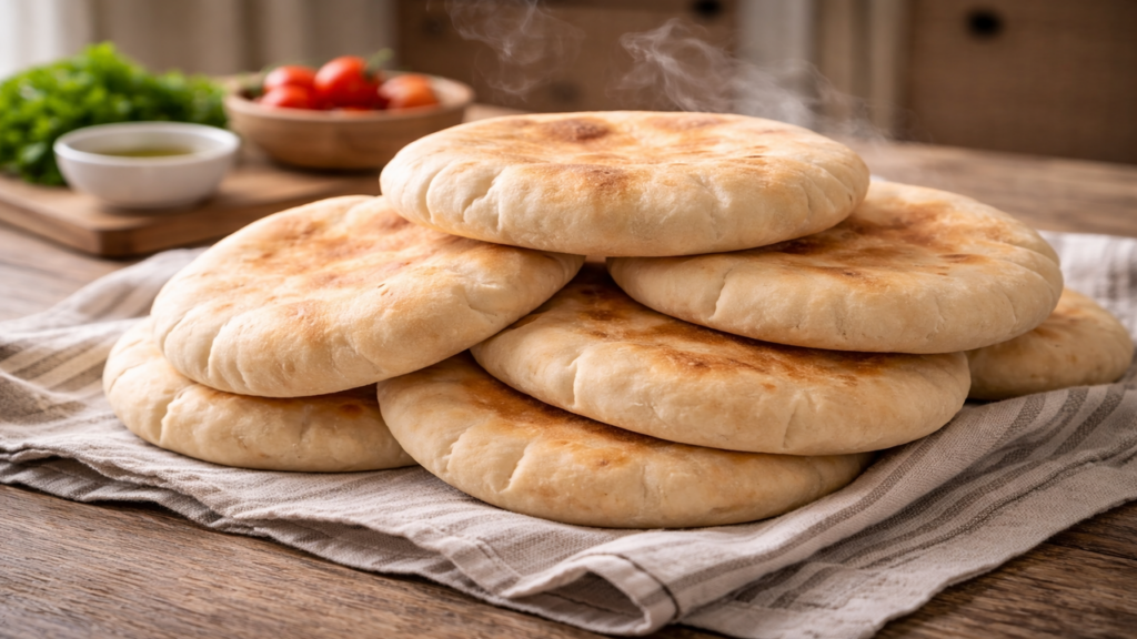 O melhor pão pita caseiro para facilitar suas refeições