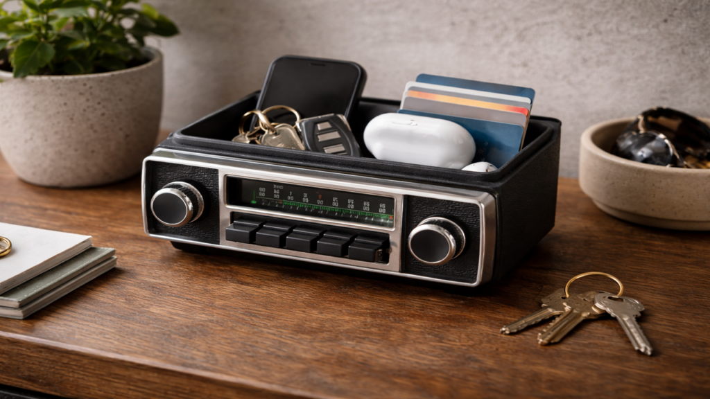 Transforme rádio do carro em organizador criativo e útil