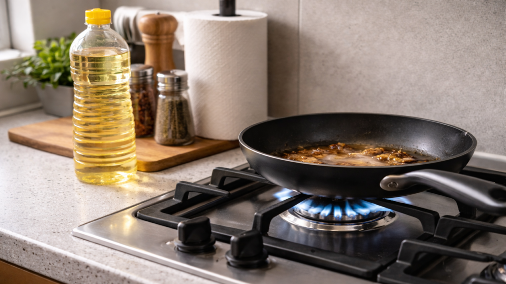 Itens perigosos perto do fogão que você deve evitar