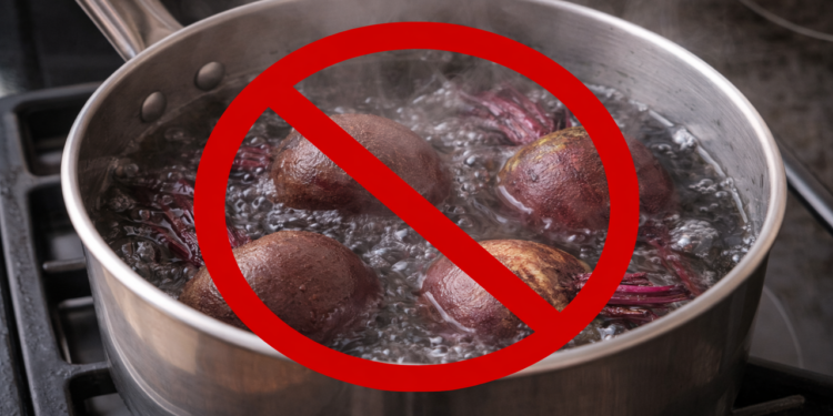 Como cozinhar beterraba sem perder nutrientes