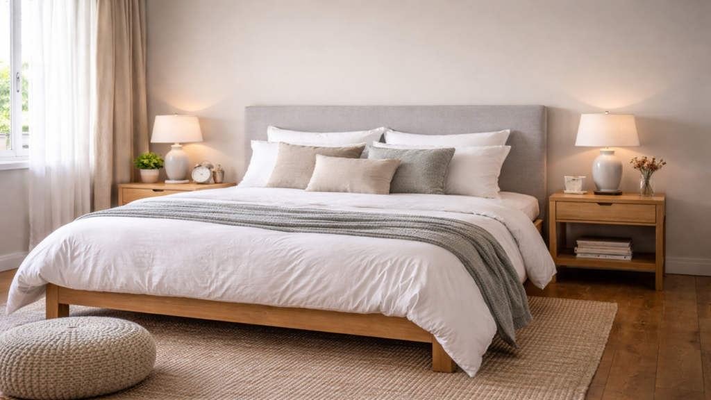 Os piores lugares para colocar a cama no quarto