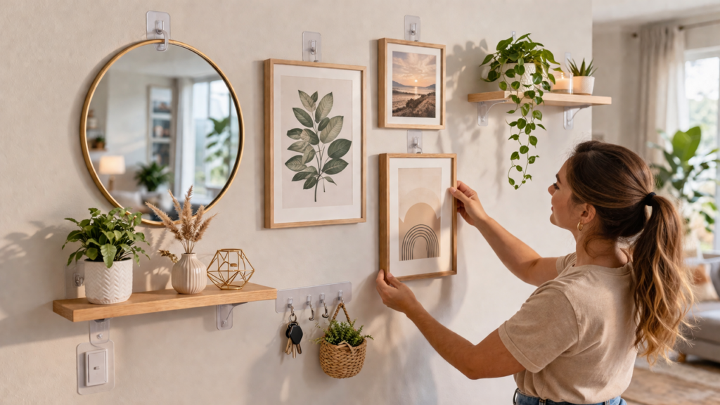 Decorar paredes sem furar virou solução