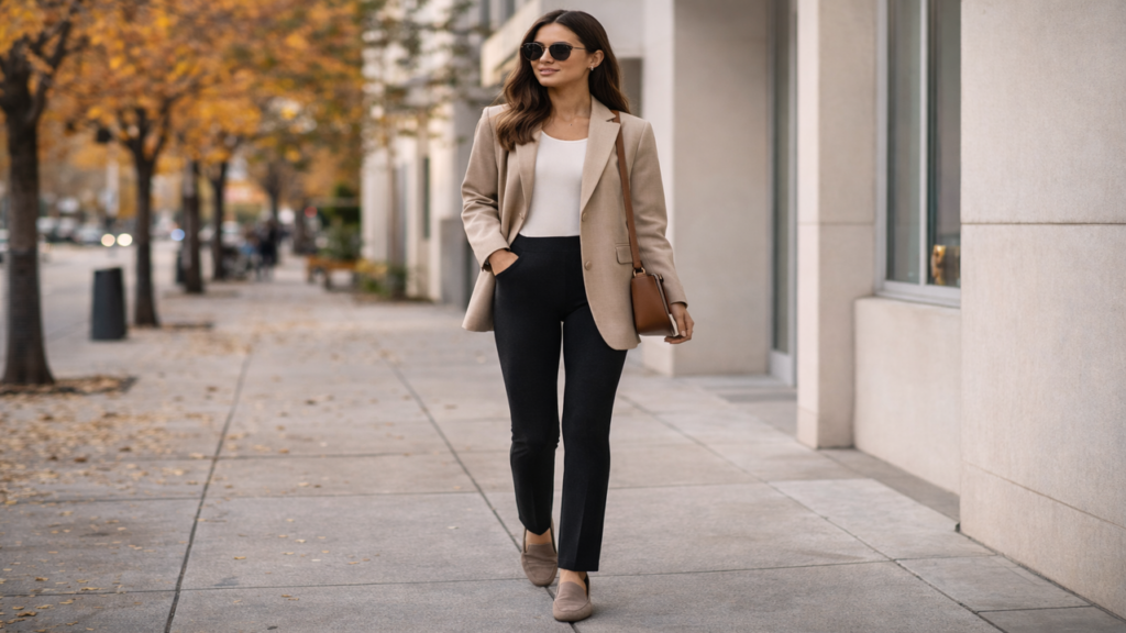 A calça legging reta virou a peça mais versátil do momento