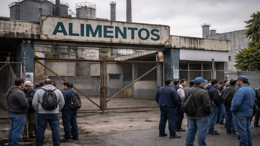 Uma fábrica histórica encerra atividades e gera revolta