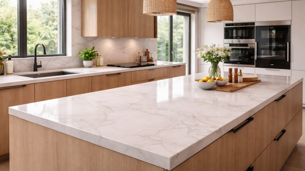 sse material está substituindo o mármore nas cozinhas