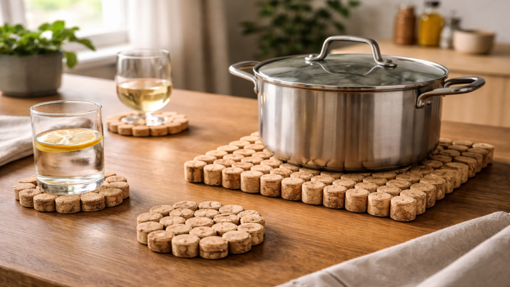 Essa ideia com rolhas está conquistando casas