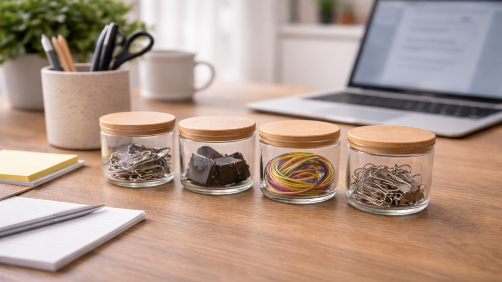 O truque simples com potes vazios que arruma a casa