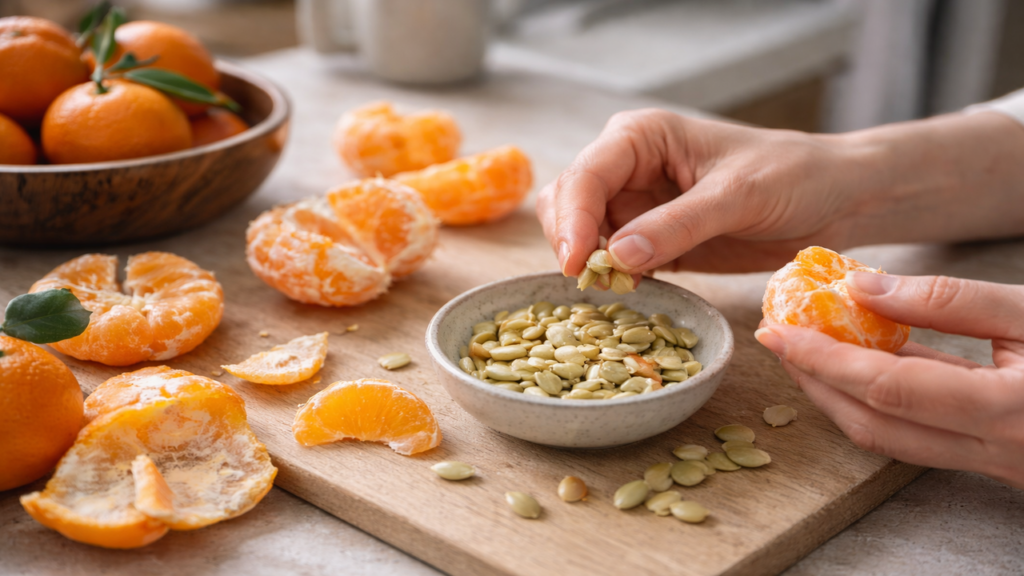 O melhor jeito de reaproveitar sementes de tangerina em casa