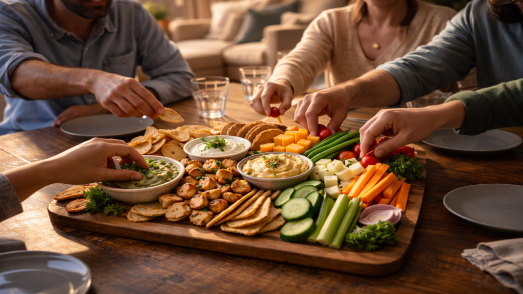 Como montar tábua de petiscos gastando pouco