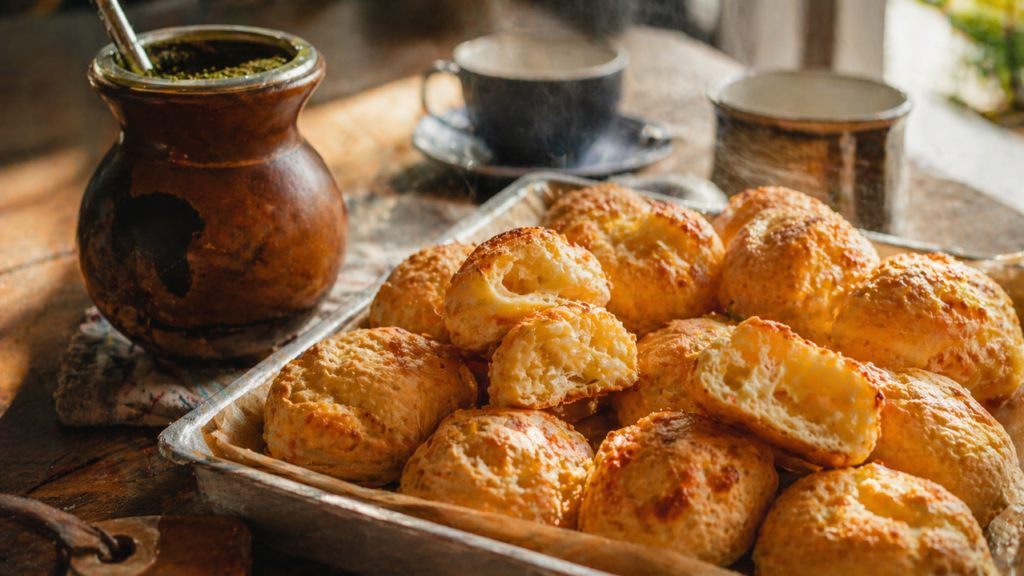 Biscoitos de queijo são a melhor opção para café da tarde
