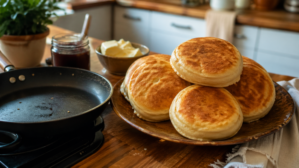 Pão de leite na frigideira é o melhor lanche rápido