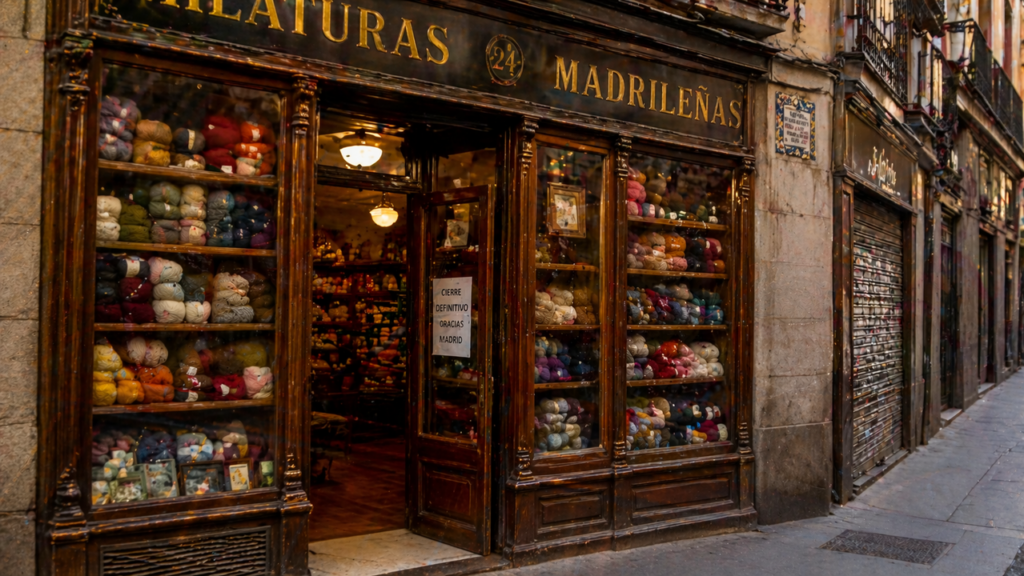 Loja histórica de Madri fecha após 98 anos