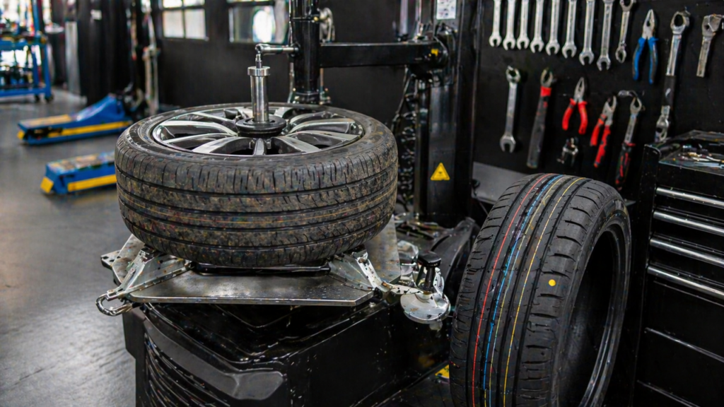 Linhas coloridas no pneu revelam segredo útil