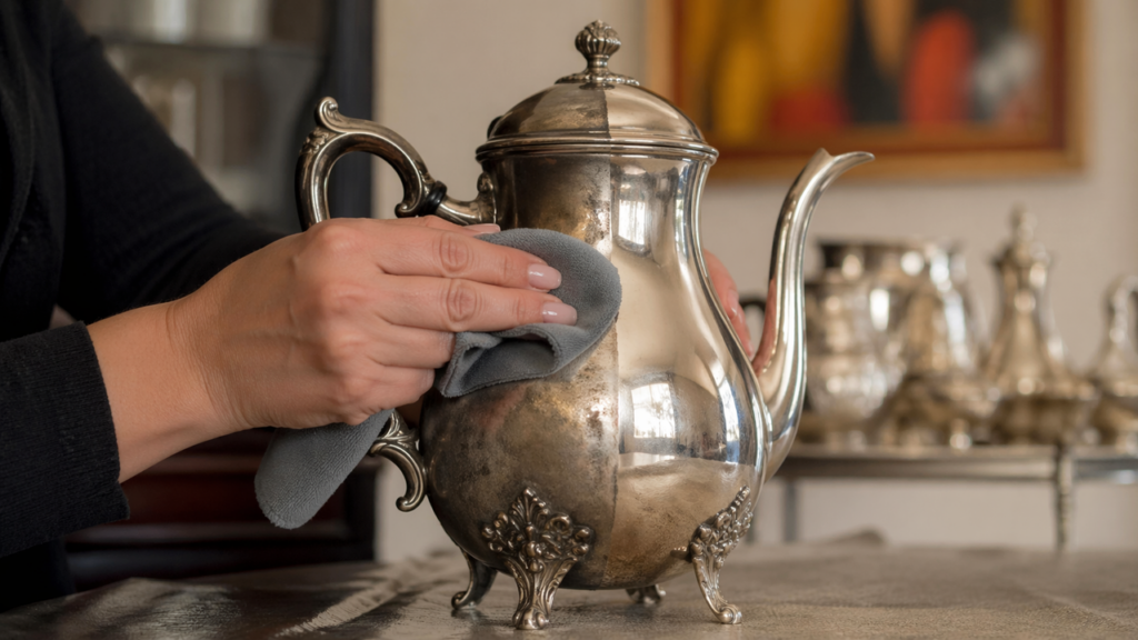 A maneira mais fácil de limpar metal opaco