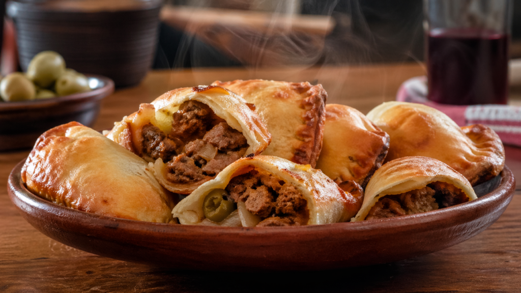 Quem prova essa empanada de carne pede mais