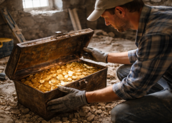 Encanador encontra tesouro milionário escondido