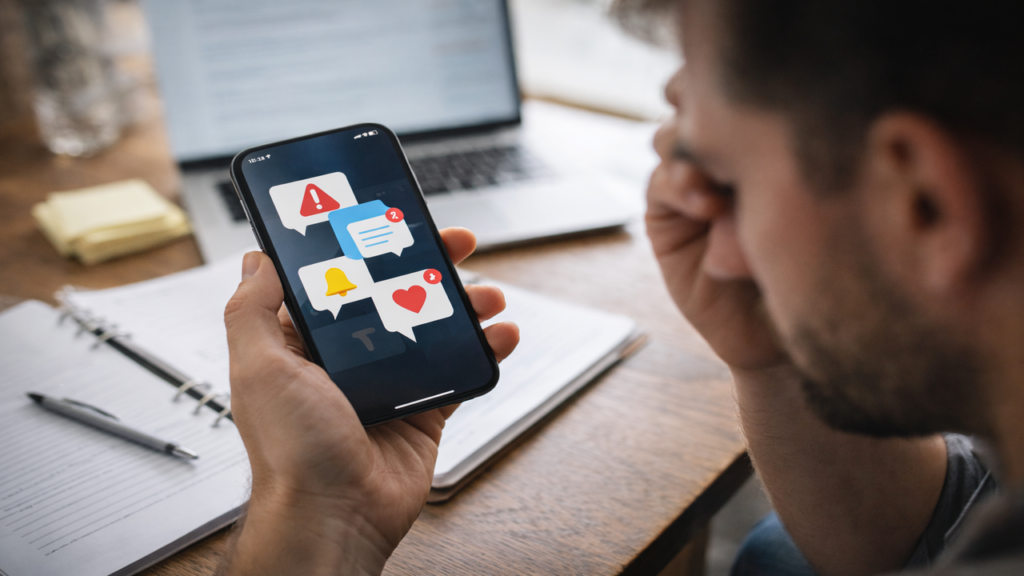 Uso excessivo do celular pode aumentar a ansiedade